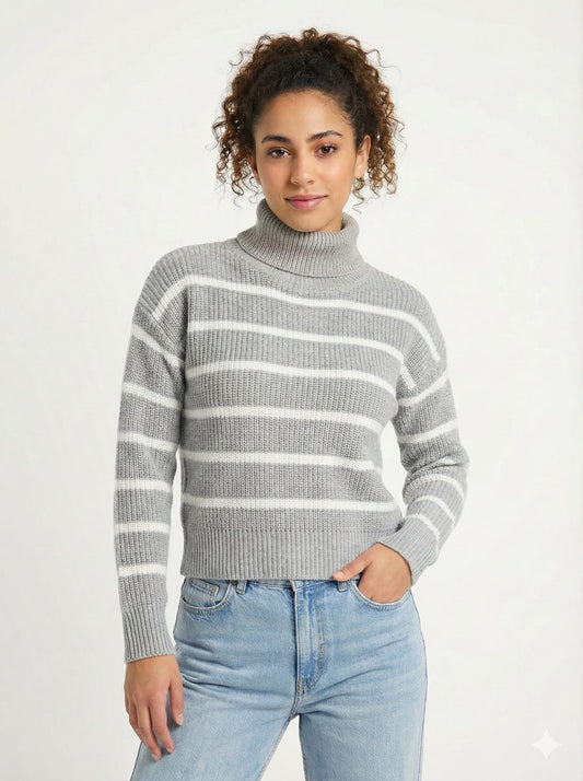 חולצת פסים אופנתית לאישה