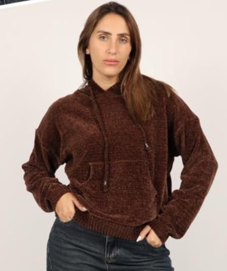 חולצת סריג קפוצ'ון