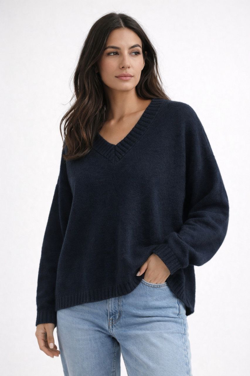 סריג אובר סייז וי