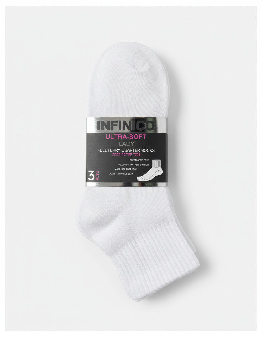 גרביים חצי ספורט עבות נשים