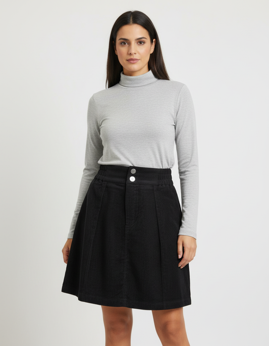 חצאית מיני קורדרוי