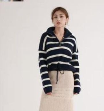 חולצת פסים אופנתית לאישה