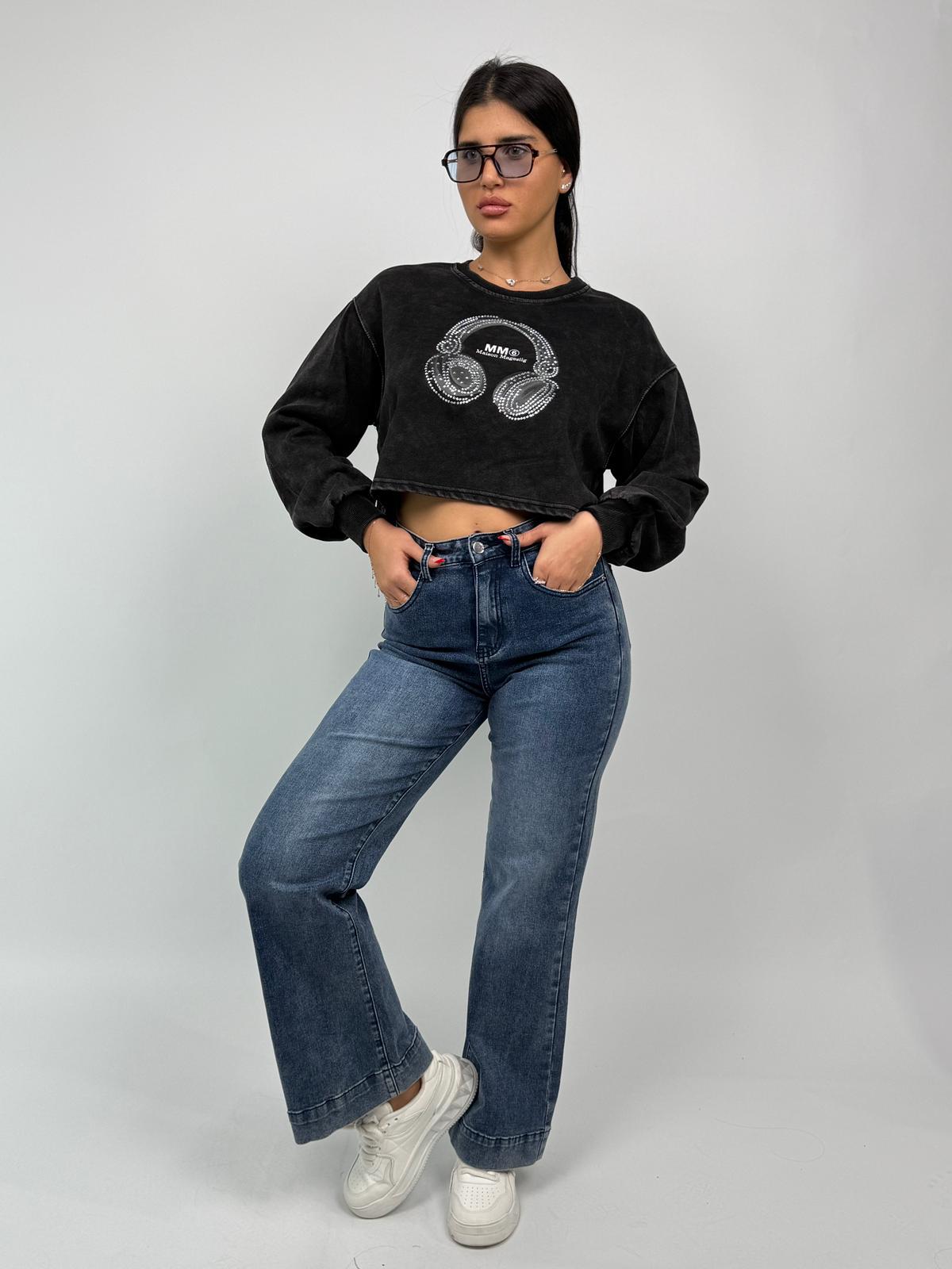 סווטשירט קרופ אוזניות