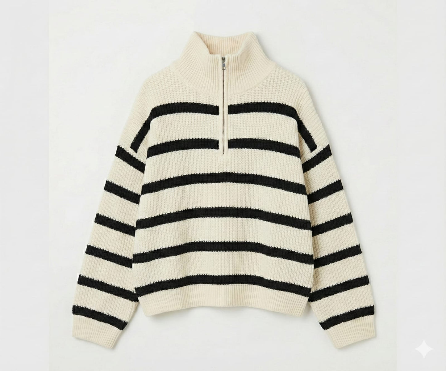 סוודר פסים אופנתי