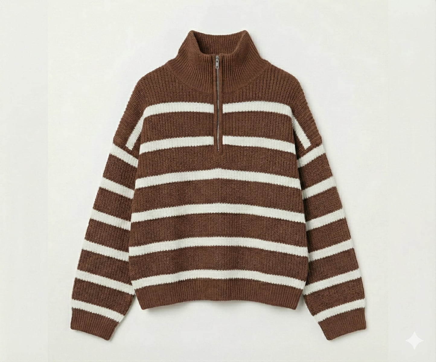 סוודר פסים אופנתי