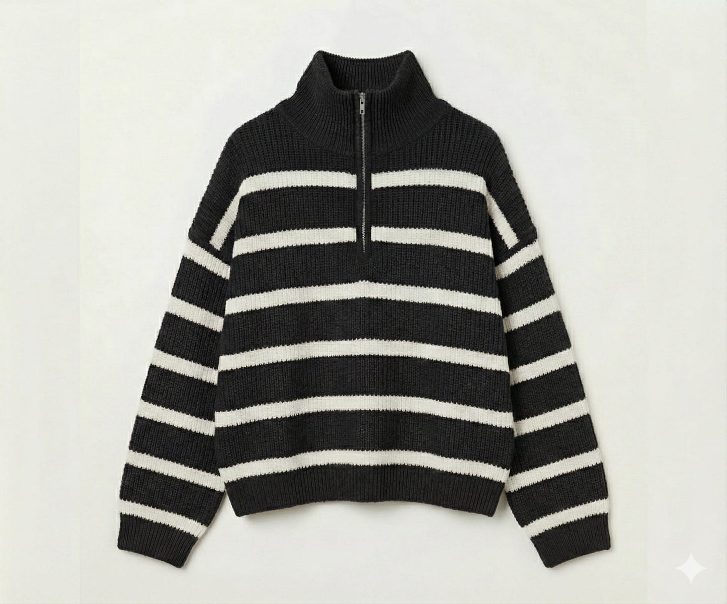 סוודר פסים אופנתי