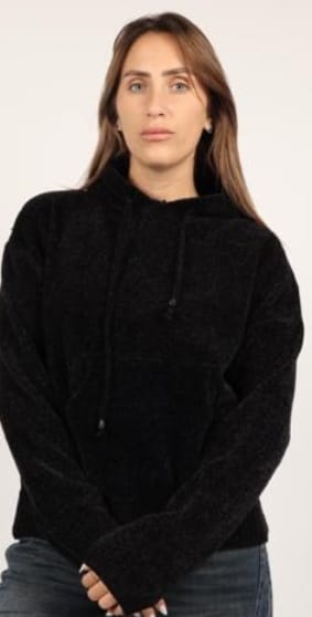 חולצת סריג קפוצ'ון