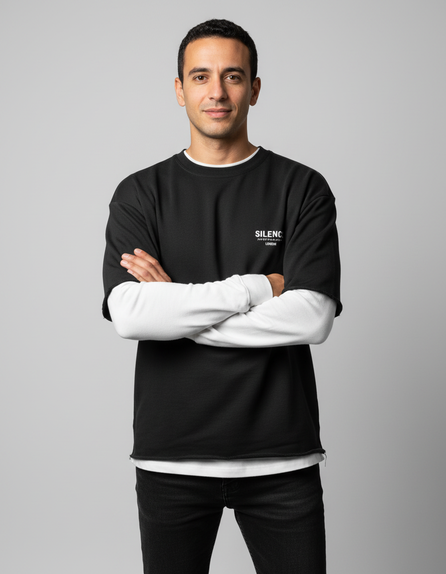 חולצה שרוול כפול