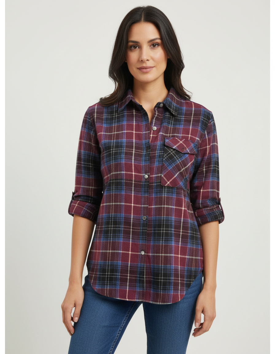 מכופתרת משובץ (מעבר)