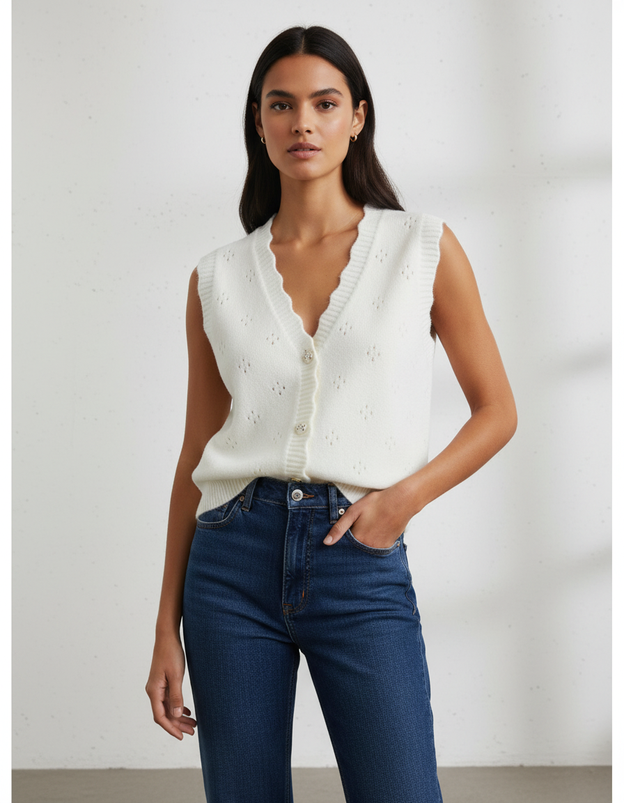 ווסט סריג כפתורים