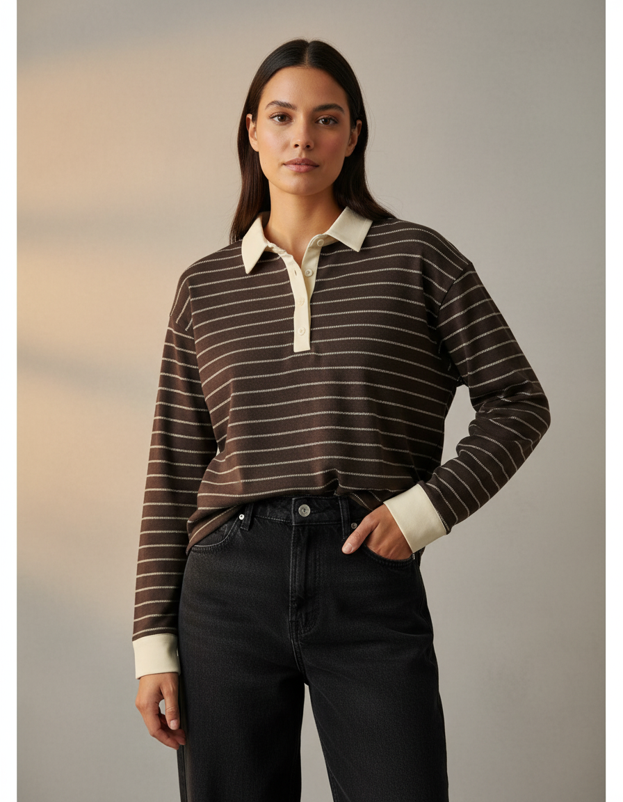 חולצה פולו פסים