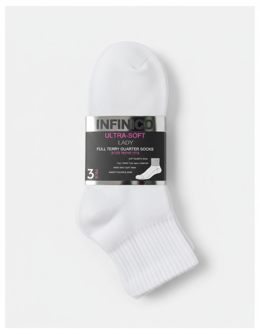 גרביים חצי ספורט עבות נשים