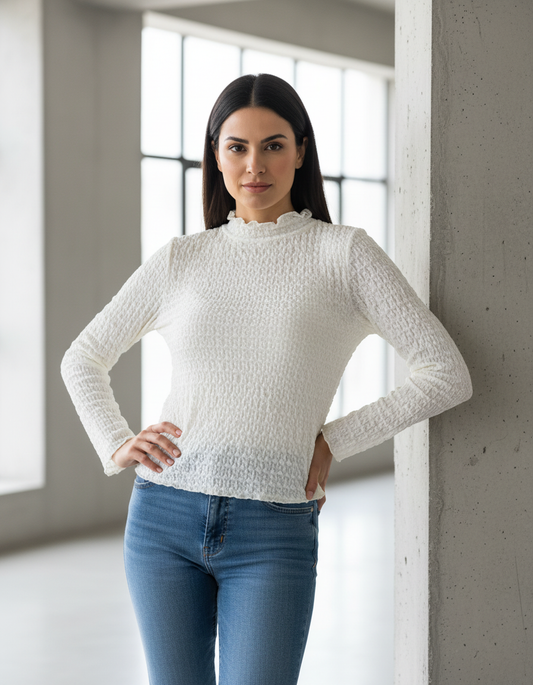 חולצה פופקורן אלגנט