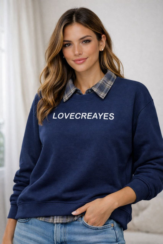 חולצת פוטר צווארון משובץ