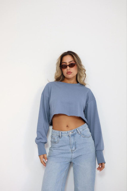 חולצת בטן שרוול ארוך