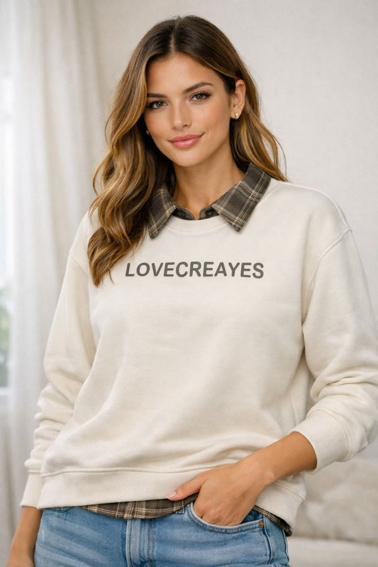 חולצת פוטר צווארון משובץ