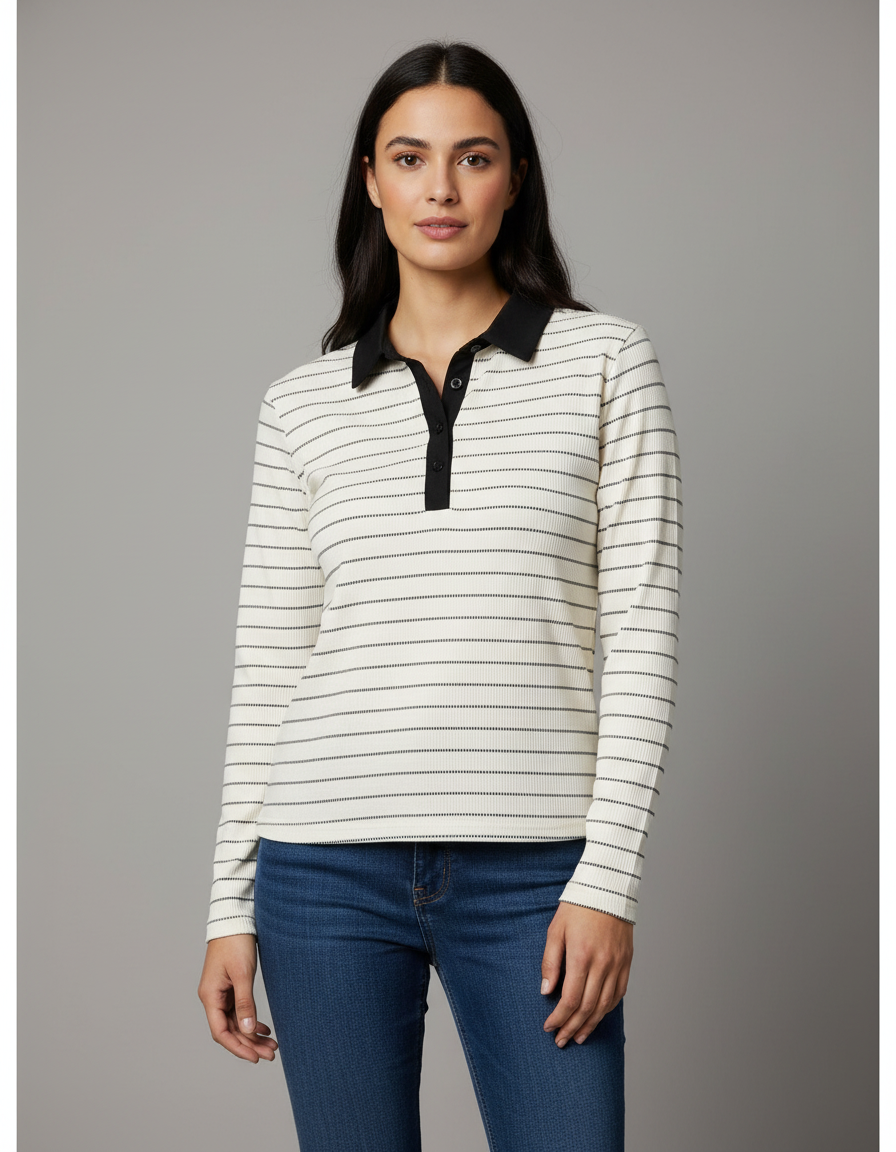 חולצה פולו פסים