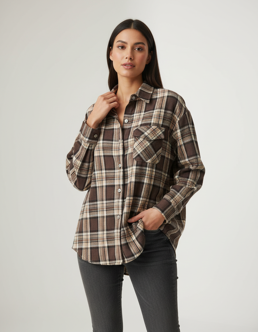 מכופתרת משובץ (מעבר)