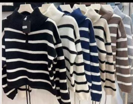 חולצת פסים אופנתית לאישה